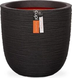 Capi Europe - Bloempot Bol Rib NL - 54x52 - Zwart - Voor Binnen En Buiten - KBLR935 17 Capi Europe - Bloempot Bol Rib NL - 54x52 - Zwart - Voor Binnen En Buiten - KBLR935 -Tuinverzorgings Winkel 1096x1200 1