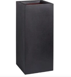 Capi Europe - Bloempot Rechthoek Smooth NL - 36x36x79 - Zwart - Voor Binnen En Buiten - KBL952 -Tuinverzorgings Winkel 1106x1200 1
