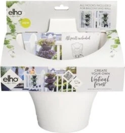 Elho Corsica Vertical Forest 24 - Bloempot Voor Balkonbuiten - Ø 26.7 X H 29.7 Cm - Wit/Wit -Tuinverzorgings Winkel 1124x1200 4