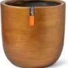 Capi Europe - Bloempot Bol Retro XL - 42x41 - Goud - Bloempot Voor Binnen - Opening ⌀36 - RTG933 -Tuinverzorgings Winkel 1127x1200