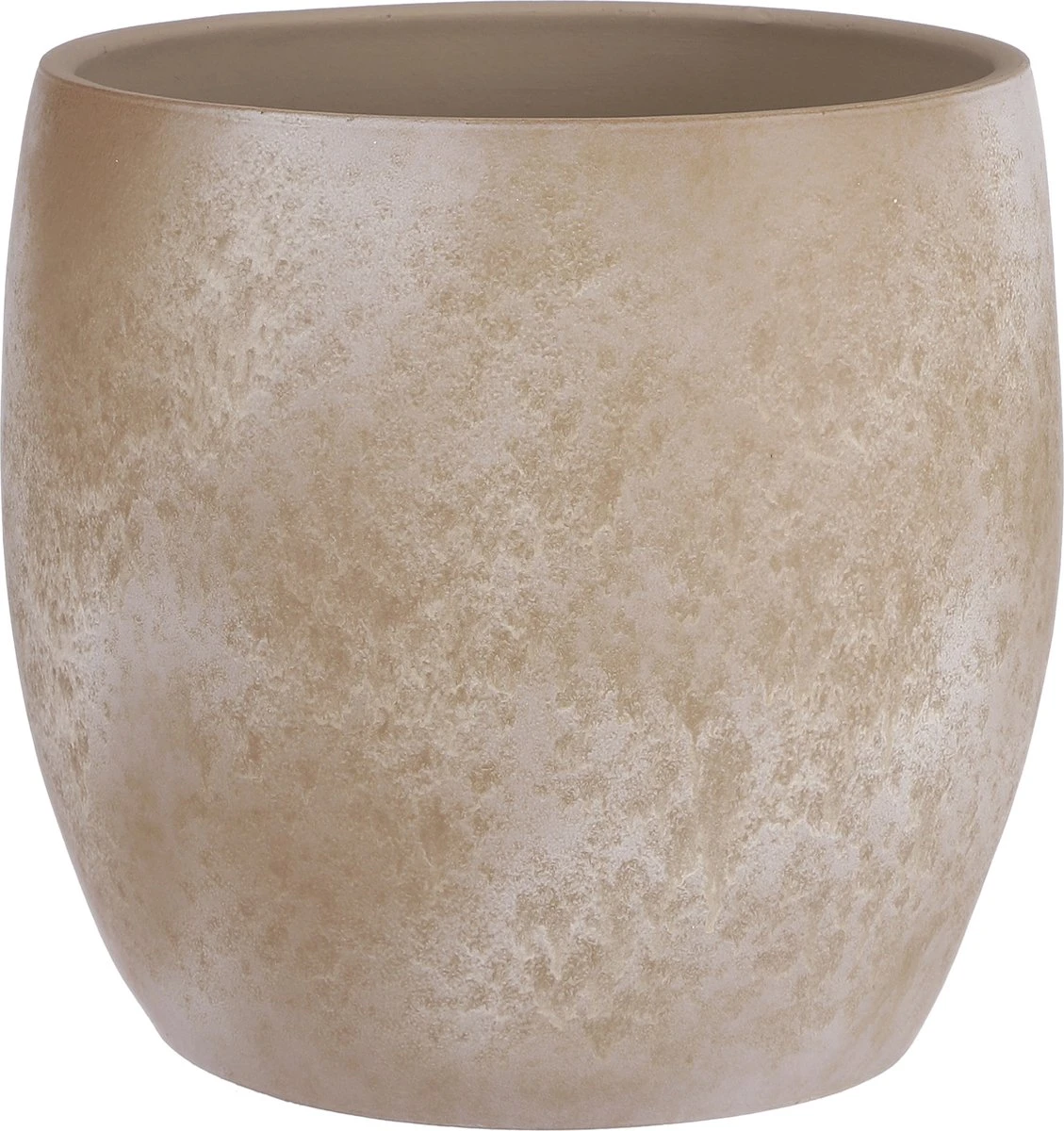 Mica Decorations Lester Bloempot - H31 X Ø33 Cm - Terracotta - Crème 3 Mica Decorations Lester Bloempot - H31 X Ø33 Cm - Terracotta - Crème