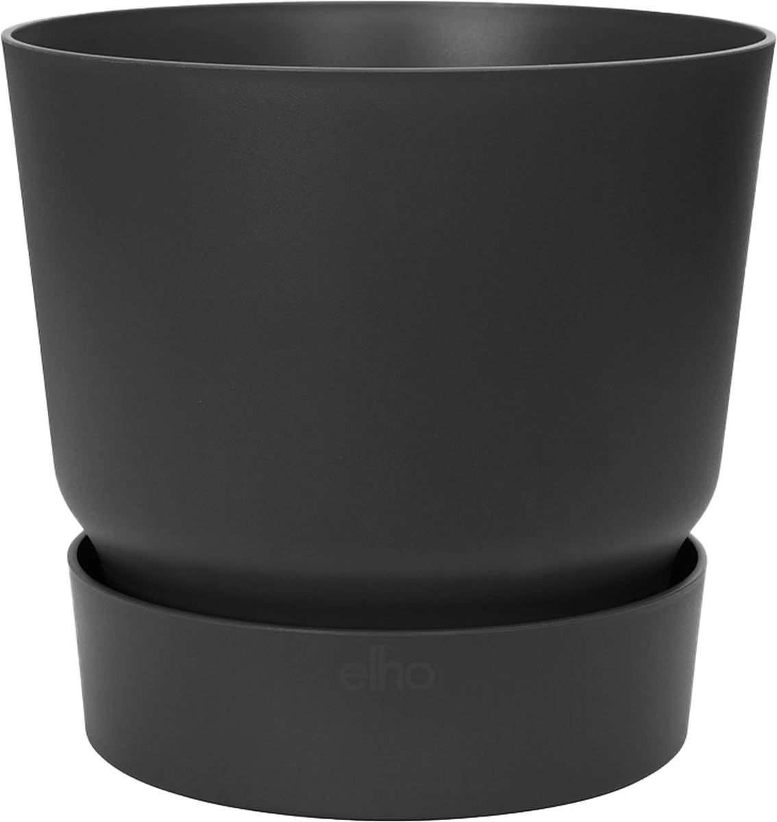 Elho Greenville Rond 30 - Grote Bloempot Voor Buiten - Gemaakt Van Gereycled Plastic - Ø 29.5 X H 27.8 Cm - Living Black 3 Elho Greenville Rond 30 - Grote Bloempot Voor Buiten - Gemaakt Van Gereycled Plastic - Ø 29.5 X H 27.8 Cm - Living Black