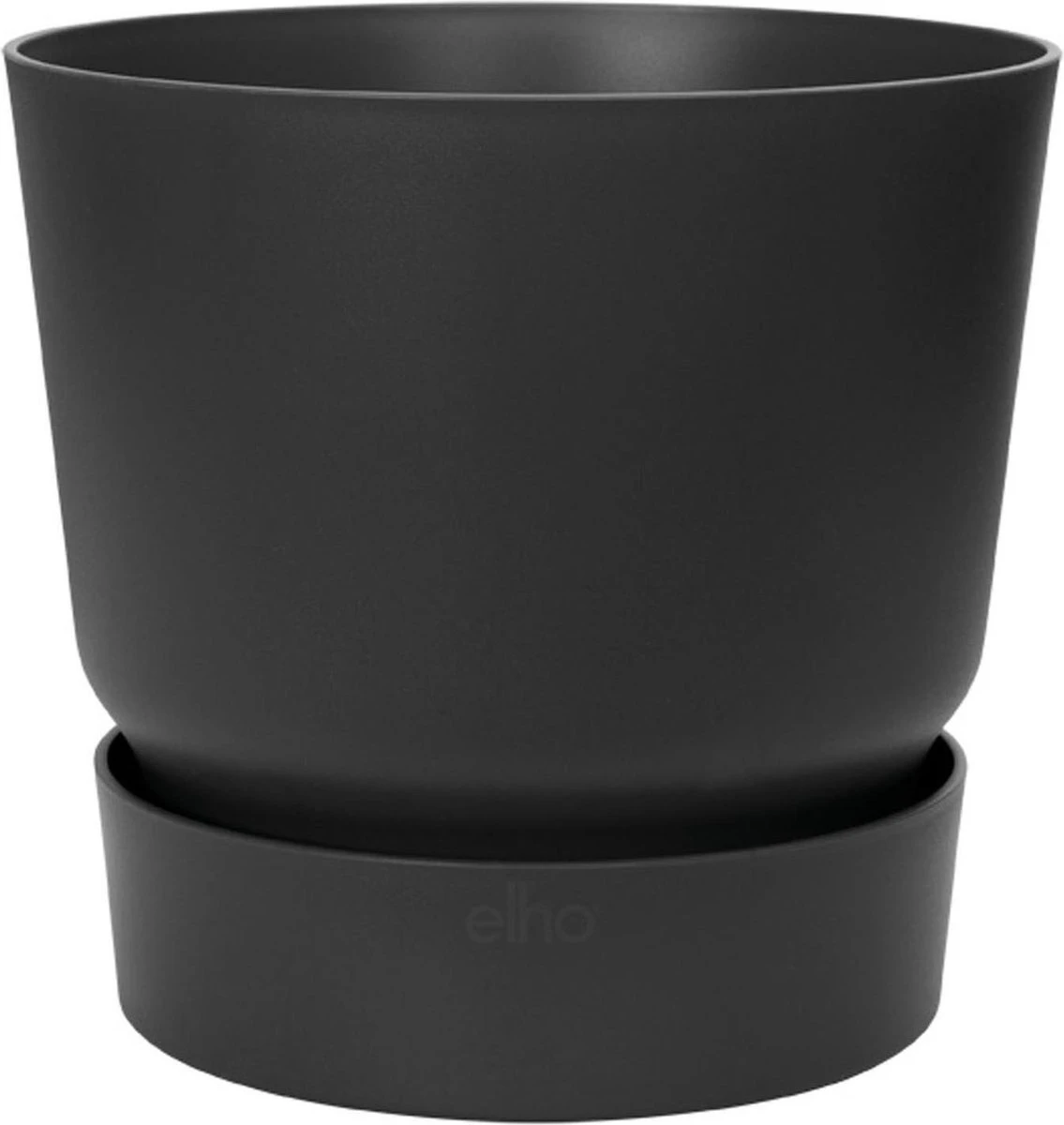 Elho Greenville Rond 40 - Grote Bloempot Voor Buiten - Gemaakt Van Gereycled Plastic - Ø 39.0 X H 36.8 Cm - Living Black 3 Elho Greenville Rond 40 - Grote Bloempot Voor Buiten - Gemaakt Van Gereycled Plastic - Ø 39.0 X H 36.8 Cm - Living Black