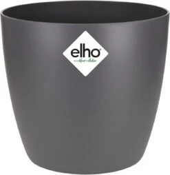 Elho Brussels Rond Mini 7 - Bloempot Voor Binnen - Ø 6.7 X H 6.0 Cm - Zwart/Antraciet -Tuinverzorgings Winkel 1165x1200 2