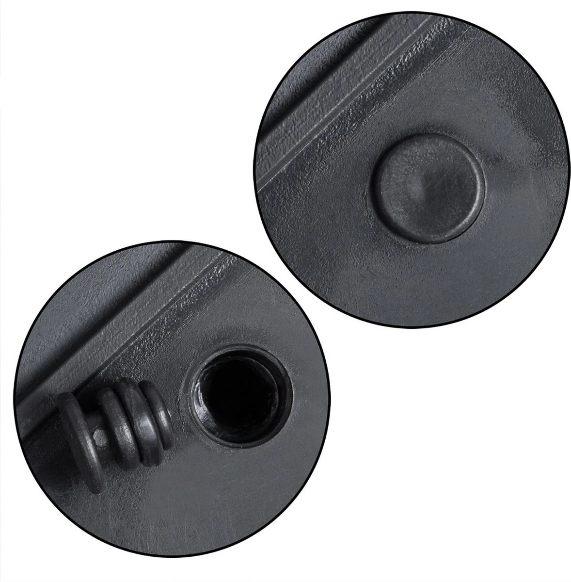 Casaria Staande Plantenbak – Met Waterafvoer 83x30,5x60cm - Zwart 9 Casaria Staande Plantenbak – Met Waterafvoer 83x30,5x60cm - Zwart - Afbeelding 7