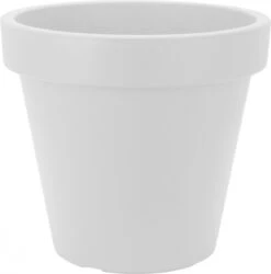 Relaxwonen - Bloempot Classic 40 Cm Kunststof Wit