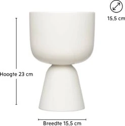 Iittala Nappula - Bloempot - Bloempotten Voor Binnen En Buiten - Plantenpotten - Wit - 230 X 155 Mm - 1 Stuk 18 Iittala Nappula - Bloempot - Bloempotten Voor Binnen En Buiten - Plantenpotten - Wit - 230 X 155 Mm - 1 Stuk -Tuinverzorgings Winkel 1191x1200 7