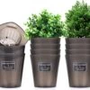 Merkloos Kruidenpot Waterreservoir Verse Kruiden Plantenpot Met Watergeefsysteem Voor Vensterbank Keuken Kruidentuin Binnen Set Van 10 Stuks Zwart -Tuinverzorgings Winkel 1200x1002 2