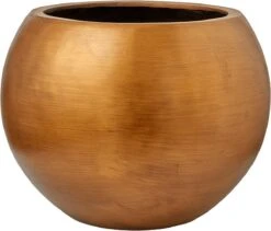 Capi Europe - Vaas Bol Retro - 30x25 - Goud - Bloempot Voor Binnen - BRTG104 -Tuinverzorgings Winkel 1200x1026