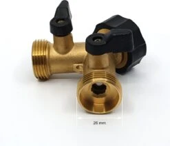 Horvitus Waterverdeler 2 Weg - Y Stuk Kraan Splitter - Voor Europese Kranen - Messing -Tuinverzorgings Winkel 1200x1034 1
