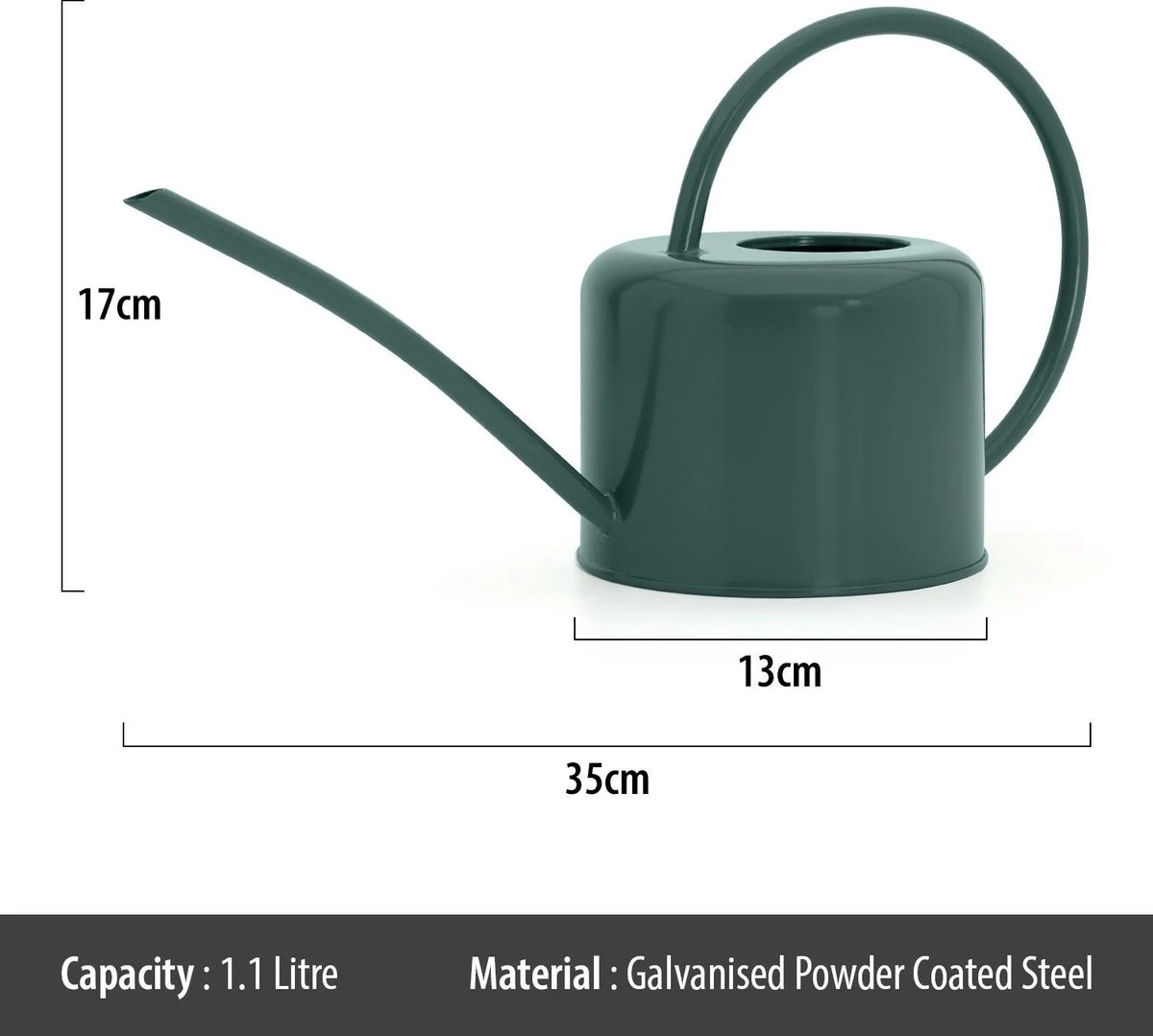 CKB LTD - Gieters - Gieter - Retro - Gietertje - Kleine Gieter Voor Binnen En Buiten - 1 Liter - Groen Plantengieter Tuingieter Bloemengieter Mini Klein Metaal Binnenplantjes Gietertjes Tuingieters Vintage Kamerplanten Buitengieter Binnenshuis 7 CKB LTD - Gieters - Gieter - Retro - Gietertje - Kleine Gieter Voor Binnen En Buiten - 1 Liter - Groen Plantengieter Tuingieter Bloemengieter Mini Klein Metaal Binnenplantjes Gietertjes Tuingieters Vintage Kamerplanten Buitengieter Binnenshuis - Afbeelding 5