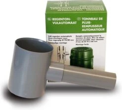 Merkloos Regenton-Vulautomaat HA - Grijs - Ø 70 - 80 Mm -Tuinverzorgings Winkel 1200x1083