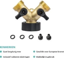 Sens Design Waterverdeler 2-weg – Messing – Past Op Europese Kranen 11 Sens Design Waterverdeler 2-weg – Messing – Past Op Europese Kranen -Tuinverzorgings Winkel 1200x1085