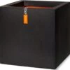 Capi Europe - Bloempot Vierkant Smooth NL - 50x50x50 - Zwart - Voor Binnen En Buiten - KBL904 -Tuinverzorgings Winkel 1200x1123 3