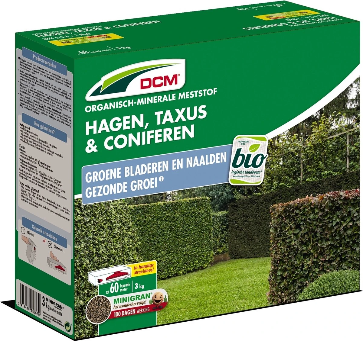 DCM Meststof Hagen, Taxus, Conifeeren (3 KG) 3 DCM Meststof Hagen, Taxus, Conifeeren (3 KG)