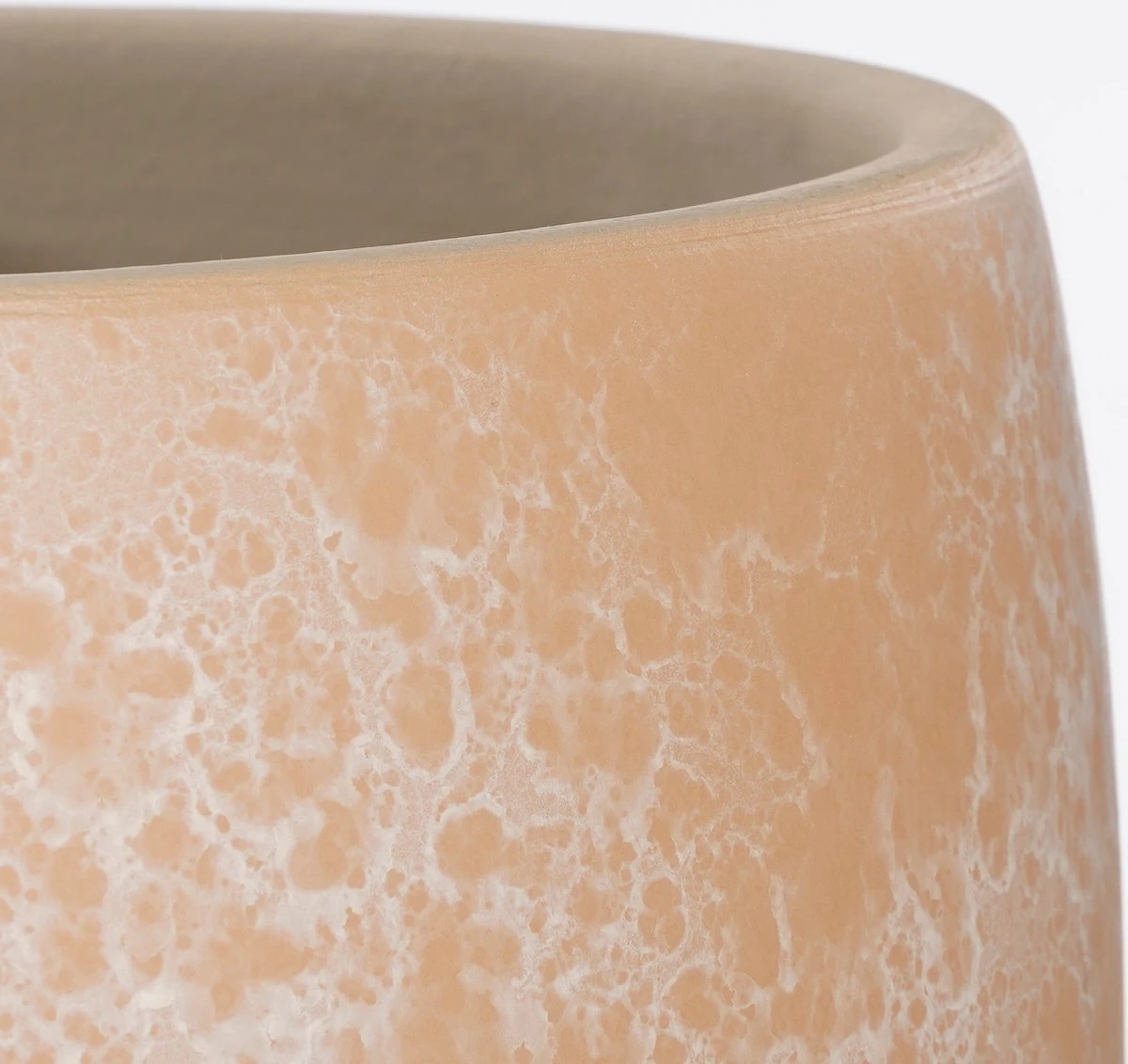 Mica Decorations Lester Bloempot - H31 X Ø33 Cm - Terracotta - Crème 5 Mica Decorations Lester Bloempot - H31 X Ø33 Cm - Terracotta - Crème - Afbeelding 3