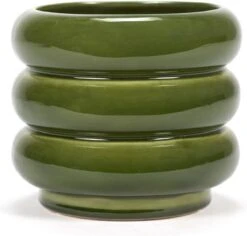 Serax Bloempot-Sierpot Groen D 14.5 Cm H 12,5 Cm