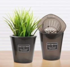 Merkloos Kruidenpot Waterreservoir Verse Kruiden Plantenpot Met Watergeefsysteem Voor Vensterbank Keuken Kruidentuin Binnen Set Van 10 Stuks Zwart -Tuinverzorgings Winkel 1200x1152 3