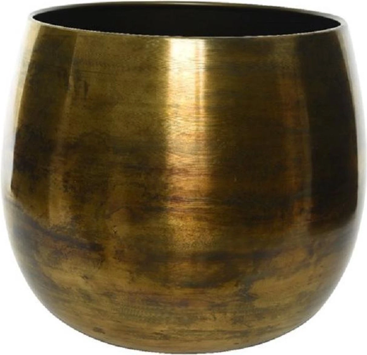 Decoris Bloempot - Goud - Zink - Voor Kamerplant - D33 X H34 Cm - Plantenpotten 3 Decoris Bloempot - Goud - Zink - Voor Kamerplant - D33 X H34 Cm - Plantenpotten