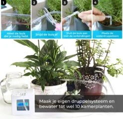 Automatisch Bewateringssysteem Voor Kamerplanten Met Pomp – Waterdruppelaar – Watergeefsysteem– Planten Watergever -Tuinverzorgings Winkel 1200x1163 2