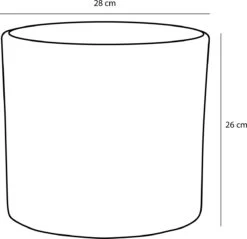 Mica Decorations Era Bloempot - H26 X Ø28 Cm - Wit 12 Mica Decorations Era Bloempot - H26 X Ø28 Cm - Wit -Tuinverzorgings Winkel 1200x1163 6