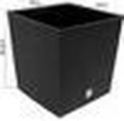 Prosperplast Kunststof Rato Rotan Bloempot/plantenpot Met Binnenpot Antraciet 40 Cm - Bloempotten Voor Binnen En Buiten -Tuinverzorgings Winkel 1200x1176 1