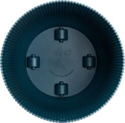 Elho Vibes Fold Rond Wielen 35 - Bloempot Voor Binnen - Ø 34.9 X H 32.4 Cm - Diepblauw -Tuinverzorgings Winkel 1200x1184 4