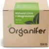 Kalk Korrel Meststof Verrijkt Met Magnesium (5Kg - Voor 100m2) Voor Dieper Bladgroen (+PH) Speciaal Voor Gazon, Perken, Moestuin En Openbaar Groen - Organifer -Tuinverzorgings Winkel 1200x1187