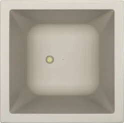 Elho Vivo Structure Finish Vierkant 40 - Plantenbak Voor Binnen & Buiten - Ø 39 X H 41 - Grijs/Warm Grijs -Tuinverzorgings Winkel 1200x1188 1