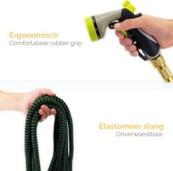 Goliving Tuinslang Flexibel - 30 Meter - Uitrekbare Tuinslang Sproeier - Tuinsproeier - Zwart - Acht Standen - Met Opbergtas -Tuinverzorgings Winkel 1200x1190 2