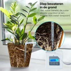 Automatisch Bewateringssysteem Voor Kamerplanten Met Pomp – Waterdruppelaar – Watergeefsysteem– Planten Watergever -Tuinverzorgings Winkel 1200x1198 14
