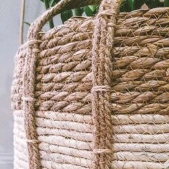 Merkloos Plantenmand 30x22cm Naturel Bruin – Multifunctionele Mand – Handgemaakt – Planten-houder – Planten Accessoires – Planten Mand -Tuinverzorgings Winkel 1200x1200 1028