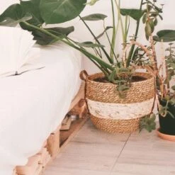 Merkloos Plantenmand 30x22cm Naturel Bruin – Multifunctionele Mand – Handgemaakt – Planten-houder – Planten Accessoires – Planten Mand -Tuinverzorgings Winkel 1200x1200 1030