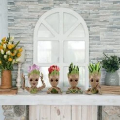 Gift Land® 4 Pack Treeman Baby Groot Bloempot Verjaardagscadeau Voor Haar Hem (Planten Niet Inbegrepen) -Tuinverzorgings Winkel 1200x1200 1033