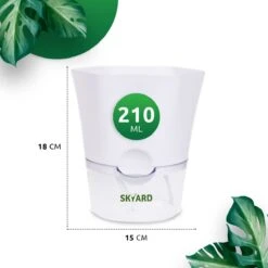 SKYARD® 3 Stuks Zelfwaterende Bloempot Maat M – Milieuvriendelijk Watergeefsysteem Kamerplanten – Zelfwatergevende Pot – Bloempot Met Waterreservoir – Selfwatering Pot – Wit -Tuinverzorgings Winkel 1200x1200 1069