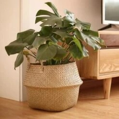 Plantenmand 35x35cm Naturel Extra Groot | Multifunctionele Mand | Handgemaakt | Planten-houder | Planten Accessoires | Planten Mand -Tuinverzorgings Winkel 1200x1200 1107