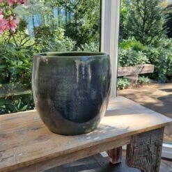 Mica Decorations Lester Bloempot - H31 X Ø33 Cm - Terracotta - Groen -Tuinverzorgings Winkel 1200x1200 1128