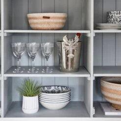 Riviera Maison Plantenbak Rond, Bloempot Met Ribbel - RM Let It Grow Planter - Wit - Porselein - Maat S -Tuinverzorgings Winkel 1200x1200 1134