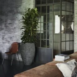 Capi Europe - Vaas Elegant Deluxe Rib NL - 40x60 - Antraciet - Voor Binnen En Buiten - KOFZ1131 -Tuinverzorgings Winkel 1200x1200 1159