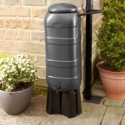 Harcostar Rainsaver Regenton 100 Liter | Plastic Regenwaterton Antraciet -Tuinverzorgings Winkel 1200x1200 468