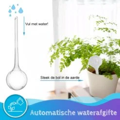 Summer Spark Waterdruppelaar Voor Planten 6 Stuks Transparant – 27 CM X 8 CM – 250 ML – Automatisch Watergeefsysteem Voor Kamerplanten – Planten Watergever Met Druppelsysteem – Waterbol -Tuinverzorgings Winkel 1200x1200 511