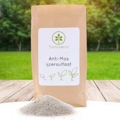 Anti Mos Ijzersulfaat - Dood Het Mos In Uw Gazon En Bevordert De Diepgroene Kleur - 6kg - 100m² - Direct En Gemakkelijk Te Strooien - Gazonmest - Mos Bestrijding - Hersluitbare Verpakking