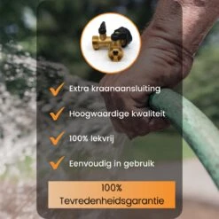 Horvitus Waterverdeler 2 Weg - Y Stuk Kraan Splitter - Voor Europese Kranen - Messing -Tuinverzorgings Winkel 1200x1200 673
