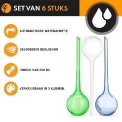 Waterdruppelaar Blauw Set Van 6 Stuks Voor Planten – 27 CM – Automatisch Watergeefsysteem Voor Kamerplanten – Planten Watergever Met Druppelsysteem – Waterbol -Tuinverzorgings Winkel 1200x1200 697