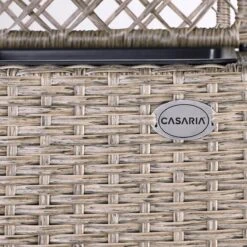Casaria Polyrattan Bloembak – 3 Bakken Klimophek - Crème -Tuinverzorgings Winkel 1200x1200 798