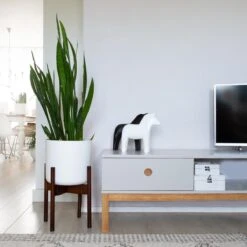 LifeGoods Planten Standaard - Uitschuifbare Bloempothouder - 20 Tot 30 Cm - Donker Bamboe -Tuinverzorgings Winkel 1200x1200 811