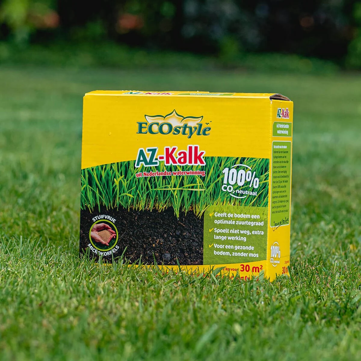 ECOstyle AZ Kalk Micro Korrel – Voor Gazon, Sier- En Moestuin - Corrigeert Zuurgraad Direct En Langdurig - Werkt Tegen Mos - CO2-Neutraal – 70 M² - 5 KG 6 ECOstyle AZ Kalk Micro Korrel – Voor Gazon, Sier- En Moestuin - Corrigeert Zuurgraad Direct En Langdurig - Werkt Tegen Mos - CO2-Neutraal – 70 M² - 5 KG - Afbeelding 4