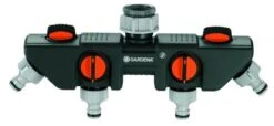 GARDENA - Waterverdeler - Slangkoppeling - 4 Uitgangen -Tuinverzorgings Winkel 1200x552
