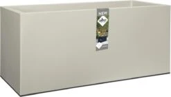 Elho Vivo Matt Finish Lang Wielen 90 - Grote Staande Plantenbak Voor Binnen & Buiten - Gemaakt Van Gereycled Plastic - L 39 X W 88 X H 41 Cm - Wit -Tuinverzorgings Winkel 1200x687 1