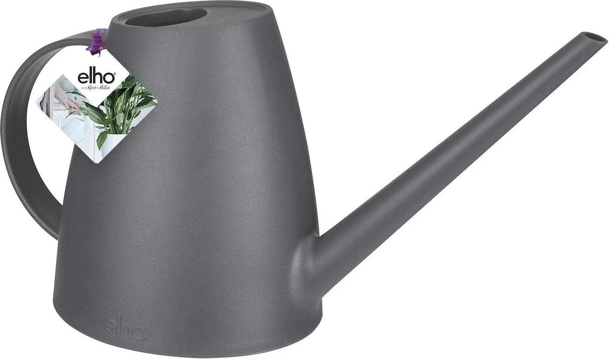 Elho Brussels Gieter 1,8l - Gieter Voor Binnenkweken En Oogsten - Ø 33.0 X H 17.0 Cm - Zwart/Antraciet 3 Elho Brussels Gieter 1,8l - Gieter Voor Binnenkweken En Oogsten - Ø 33.0 X H 17.0 Cm - Zwart/Antraciet